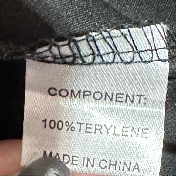 NWT FENJAR Womens  3/4 Short Ruffle Sleeve Casual Swing A-line Dress SZ Medium - Picture 9 of 9